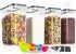 LuxusKollektion Vorratsdosen 4er-Set, 4L, luftdicht, Kunststoff