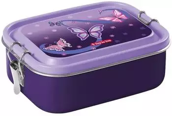 Step by Step Lunchbox Sweet Butterfly Edelstahl, dunkelviolett (232732)