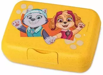 Koziol Candy L Grow Paw Patrol Lunchbox mit Trennschale, Kunststoff, organic yellow (8315737)