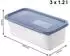 Rotho Gefrierdosen-Set Domino 3 x 1,2 L blau