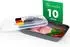 Novaliv Aufschnittbox 10er-Set anthrazit mit transparentem Deckel, 25x17x5cm (30651-10x)