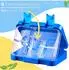 Ecosa Snackbox Kinder-Lunchbox 6 Fächer, BPA-frei, blau (EO-8170)