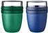 Mepal Lunchpot Ellipse Mixed vivid green + vivid blue, 500ml + 200ml