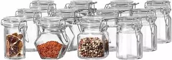 Ritzenhoff & Breker Spicy Vorratsgl&auml;ser-Set, Glas, transparent, 12-teilig