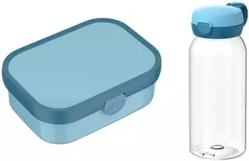 Mepal Campus Lunchset 2-teilig, cool blau, Kunststoff (600ml + 750ml)