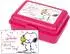 United Labels Peanuts Snoopy Collection Lunchbox mit Trennwand, Kunststoff, pink (0128451)