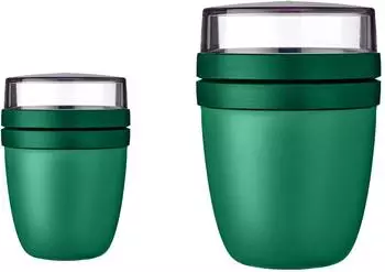 Mepal Lunchpot Ellipse Duo Pack 300/500ml, vivid green