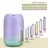 LuxusKollektion Thermobehälter 500ml Edelstahl mit Löffel, doppelwandig, blau-lila