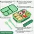 LuxusKollektion Bento Lunchbox Kinder 1200ml cyan mit Besteck
