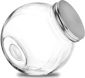 LuxusKollektion Bonbonglas mit Schraubdeckel, transparent, rund, 4l