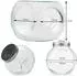 LuxusKollektion Bonbonglas mit Schraubdeckel, transparent, rund, 4l