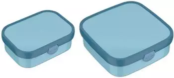 Mepal Campus Brotdosen-Set 2er, cool blau, Kunststoff (70941906-0)