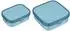 Mepal Campus Brotdosen-Set 2er, cool blau, Kunststoff (70941906-0)