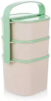 Orion Lunchbox 3-stöckig Kunststoff 2+2x1,15l (120962)