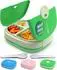 Umami Kids Lunchbox Bento 3 Fächer, BPA-frei, mit Besteck