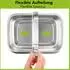 immer SafeLock Lunchbox-Set Edelstahl 800ml + 1600ml (IB20764)