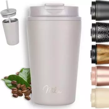 Milu Thermobecher 400 ml Taupe
