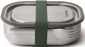 Black+Blum Lunchbox 600 ml Edelstahl Olive