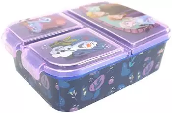 Stor Frozen Lunchbox mit 3 Fächern (74220)