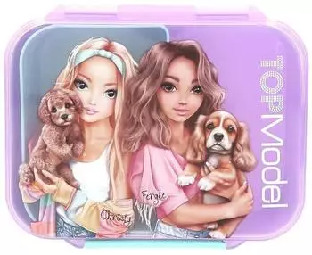 Depesche TOPModel Sunny Dog Brotdose lila/t&uuml;rkis/wei&szlig; (14162)
