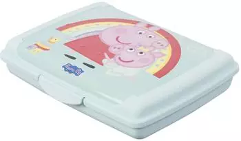 keeeper olek Deko-Clickbox Mini Peppa Pig, 0,5l, aquamarin (1070462433600)