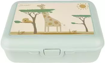 Sterntaler Kinderbrotdose Safari Giraffe Kaya, blassgr&uuml;n (6912530)