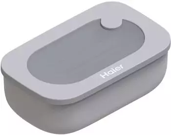 Haier HAGSG4080 Lunchbox luftdicht mit Beh&auml;lter, grau (HAGSG4080)