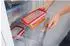 Emsa Clip & Close Vorratsdosen-Set 4-tlg. Glas Rot