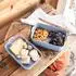 Koziol STAKK Bentobox 2l, nature flower blue/crystal clear (8655251)