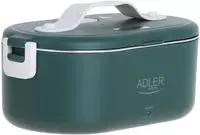 Adler AD 4505 Elektrische Brotdose in Gr&uuml;n, 800ml, aus Edelstahl und