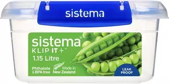 Sistema KLIP IT PLUS Frischhaltedose 1,15l, Polypropylen, blau (881650)