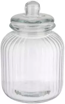APS Cookiego Vorratsglas mit Glasdeckel, transparent, 3,7L (82269)