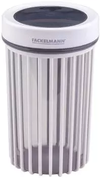Fackelmann Be The Move Vorratsdose gerilltes Design, 1,1L, frostblauer Deckel (26938)