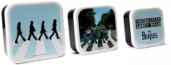 Half Moon Bay The Beatles Abbey Road Snackbox-Set, 3-teilig, Kunststoff (LBOX3BTS02)