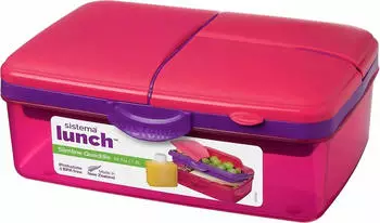 Sistema Slimline Quaddie Lunchbox 1,5L 4 Fächer