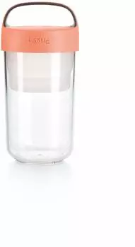 L&eacute;ku&eacute; To Go Beh&auml;lter 600ml, auslaufsicher, BPA-frei, koralle