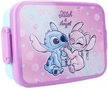 VadoBag Lilo & Stitch Angel Lunchbox mit Deckel, Kunststoff, 16x13x5cm (795-4738)