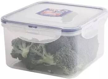 Lock&Lock Square Classic Frischhaltedose 1,2L, luftdicht, BPA-freier Kunststoff (HPL822D)