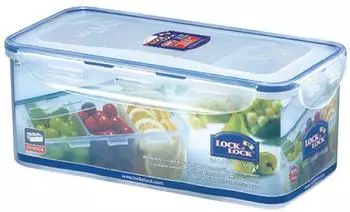 Lock&Lock Behälter mit Trennwand, 3,4l, luft- und wasserdicht (HPL848C)