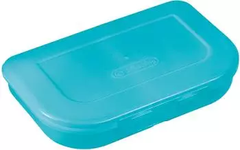 Herlitz Brotdose 2-teilig, t&uuml;rkis, BPA-frei (50033225)