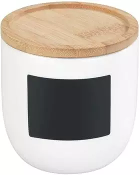 Wenko Waia Vorratsdose Keramik, Bambusdeckel, 0,45l (54101100)
