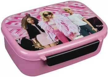 Scooli Barbie Lunchbox mit herausnehmbarem Einsatz, Kunststoff (BABI9903)