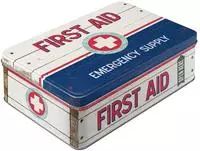 Nostalgic-Art 30721, Nostalgic-Art Vorratsdose flach First Aid (Erste Hilfe)