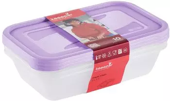 keeeper Fredo Fresh Frischhaltedosen-Set 3-teilig, 3x2,4l, violett (3067952500000)