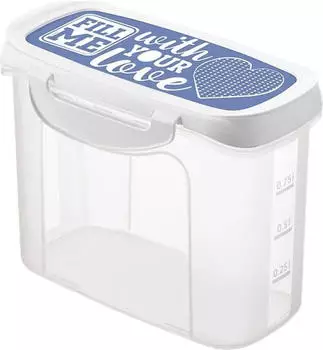 Rotho Clic & Lock Streudose 1l, horizon blue (1749611103)