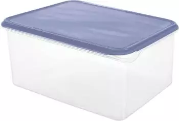 Rotho Rondo K&uuml;hlschrankdose eckig, blau, 8L (1715306161)