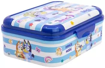 Stor Bluey Lunchbox 1423ml, Kunststoff, f&uuml;r Kinder (50643)
