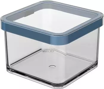 Rotho Loft Vorratsdose quadratisch 0,5L, blau (1160306161)
