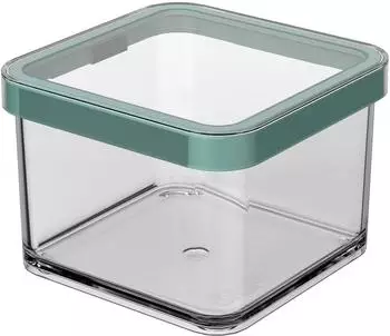 Rotho Loft Vorratsdose mit Deckel 0,5L, t&uuml;rkis/transparent (1160305092)