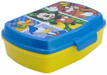 Stor Lunch Box Mickey Mouse, rechteckig, 1333ml, BPA-frei (81174)